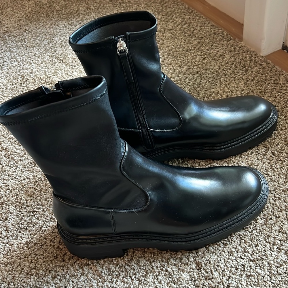 Zara black boots
